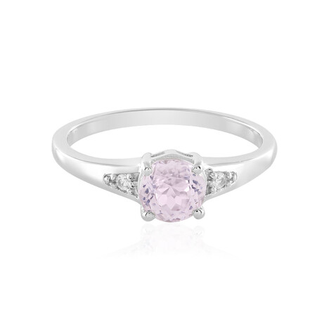 Zilveren ring met een kunziet