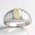 Anello in argento con Pietra del Sole dell'Oregon