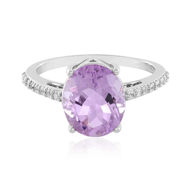 Lavendel-Amethyst-Silberring