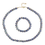 Set en plata con Cuarzo Rayo de luna