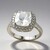 Anello in argento con Danburite