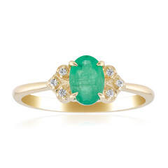 Sambia-Smaragd-Goldring