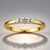 Anello in oro con Diamante IF (D) (Annette)