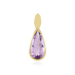 Lavendel-Amethyst-Silberanhänger