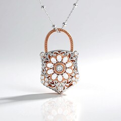 Collana in argento con Granato d’India