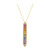 Gouden halsketting met saffieren (CIRARI)