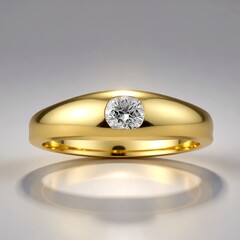 Anello in oro con Diamante SI1 (G)