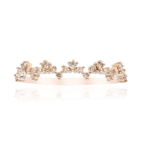 Anello in oro con Diamante Rose de France SI1 di Argyle (Annette)