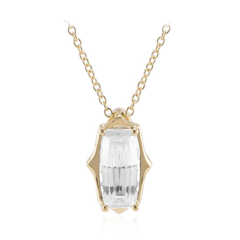 Namibia-Cerussit-Goldhalskette (de Melo)