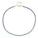 Edelstein-Silberhalskette (Riya)