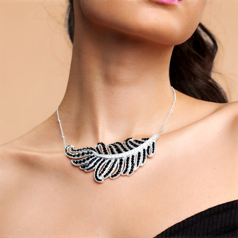 Collana in argento con Spinello Nero (Dallas Prince Designs)