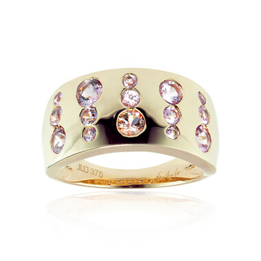 Anello in oro con Zaffiro Rosa (de Melo)