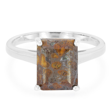 Dinosaurier-Quarz-Silberring