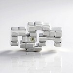 Pendentif en argent et Zircon (MONOSONO COLLECTION)