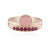Anello in argento con Opale Rosa (KM by Juwelo)