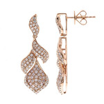 Pendientes en oro con Diamante rosa I1 (CIRARI)