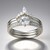 Anello in argento con Topazio Bianco
