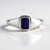 Bague en argent et Kyanite du Népal