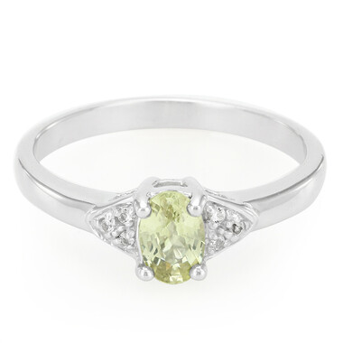 Chrysoberyll-Silberring