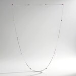 Collana in argento con Tormalina Rosa Brasiliana (Pallanova)