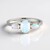 Anello in argento con Opale di Welo