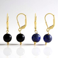 Pendientes en plata con Lapislázuli
