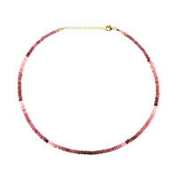 Collana in argento con Tormalina Rosa Nigeriana