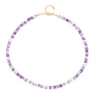 Morado-Opal-Silberhalskette