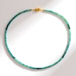 Collana in argento con Grandidierite (Adela Silber)