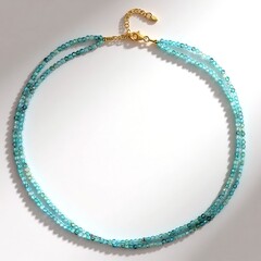 Collana in argento con Apatite Blu