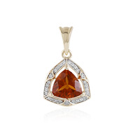 9K Madeira Citrine Gold Pendant