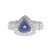 Bague en or et Tanzanite AAA (CIRARI)