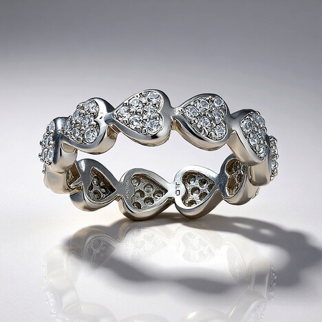 Anello in argento con Zircone