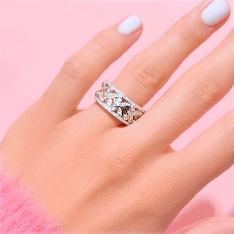 Anillo en plata con Zircón