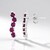 Orecchini in argento con Rodolite