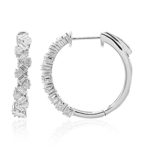 SI2 (H) Diamant-Goldohrringe (CIRARI)