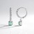 Orecchini in argento con Smeraldo Color Paraiba