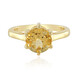 Bague en argent et Citrine