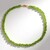 Collana in argento con Peridoto