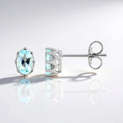 Orecchini in argento con Ambligonite