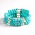 Bracciale in acciaio con Amazzonite (Riya)