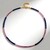 Collana in argento con Zaffiro Blu della Birmania