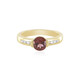 Anello in argento con Zircone Mogano