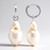 Orecchini in argento con Perla d'Acqua Dolce Bianca (TPC)