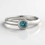 Anello in argento con Zircone Ratanakiri