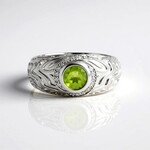 Anello in argento con Peridoto (de Melo Essence)