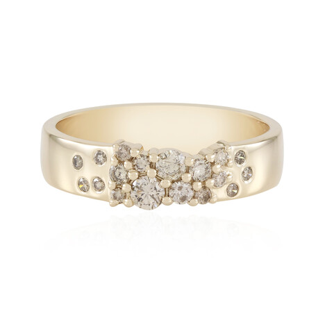 Gouden ring met een I2 Bruine Diamant (SUHANA)