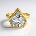 Anello in argento con Quarzo Bianco (MONOSONO COLLECTION)
