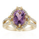 Bolivian Amethyst Silver Ring