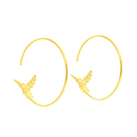 Silberohrringe (M de Luca)